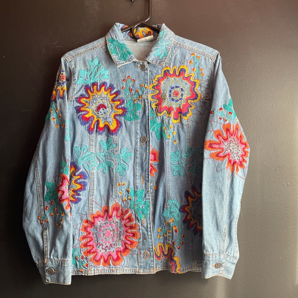 Embroidered Jean Jacket